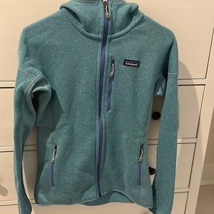 Blue Patagonia fleece